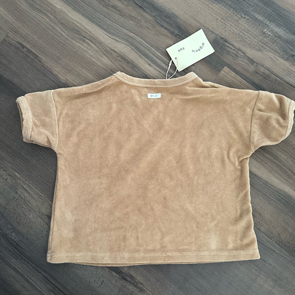 Organic Zoo caramel colored Two-Piece Terry Cloth Set NWT - Picture 4 of 12